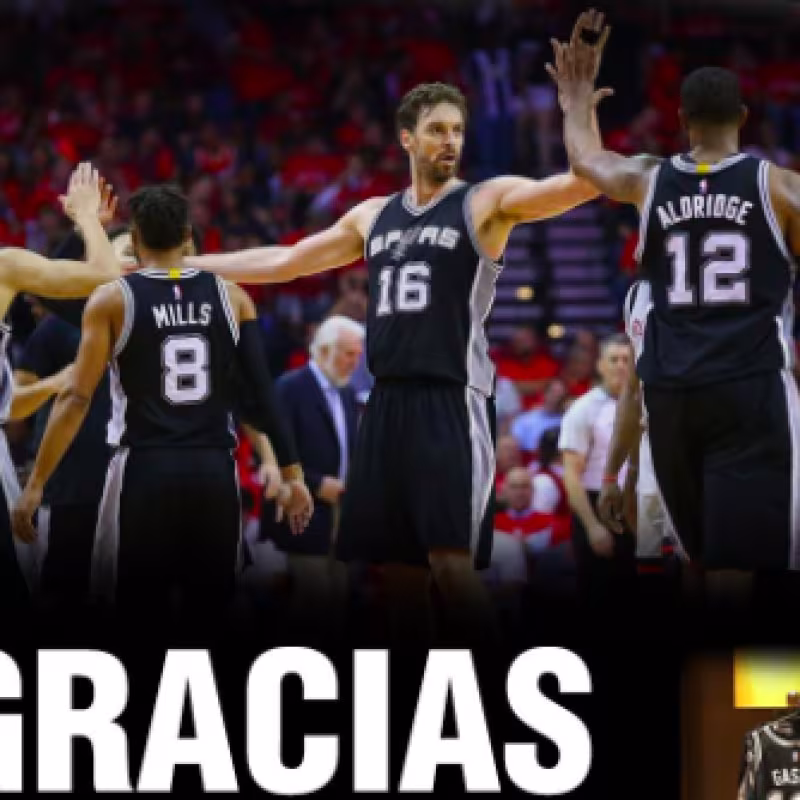 Emotivo mensaje de despedida de Pau Gasol de San Antonio Spurs