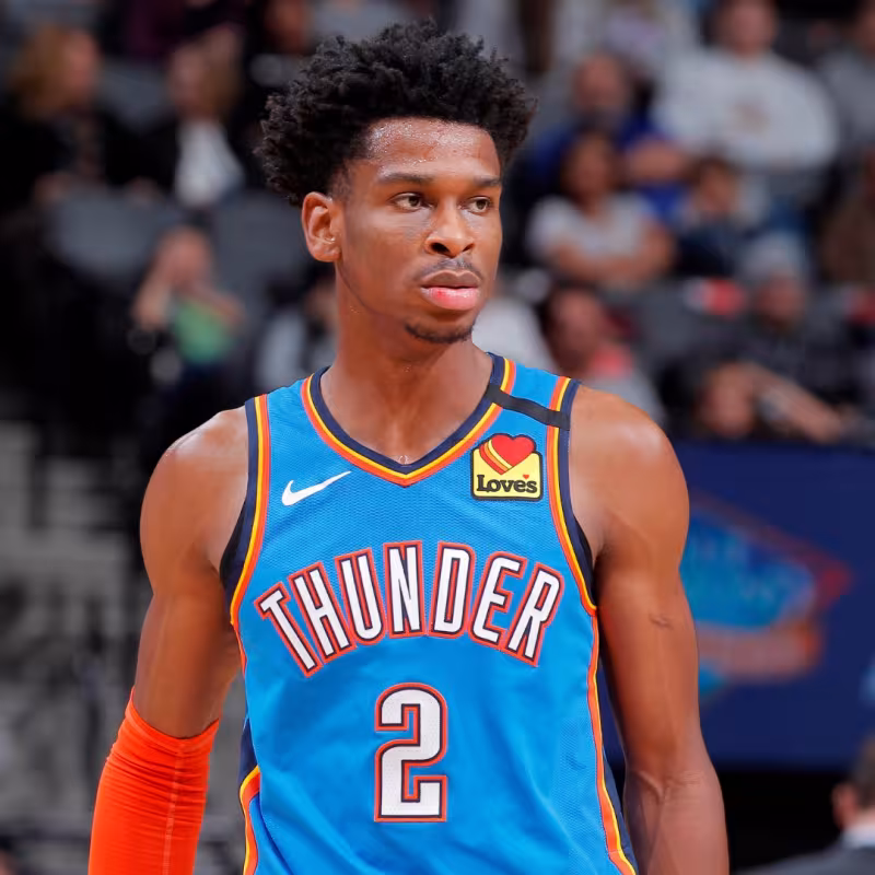 Shai Gilgeous Alexander, estrella de Oklahoma City Thunder. 