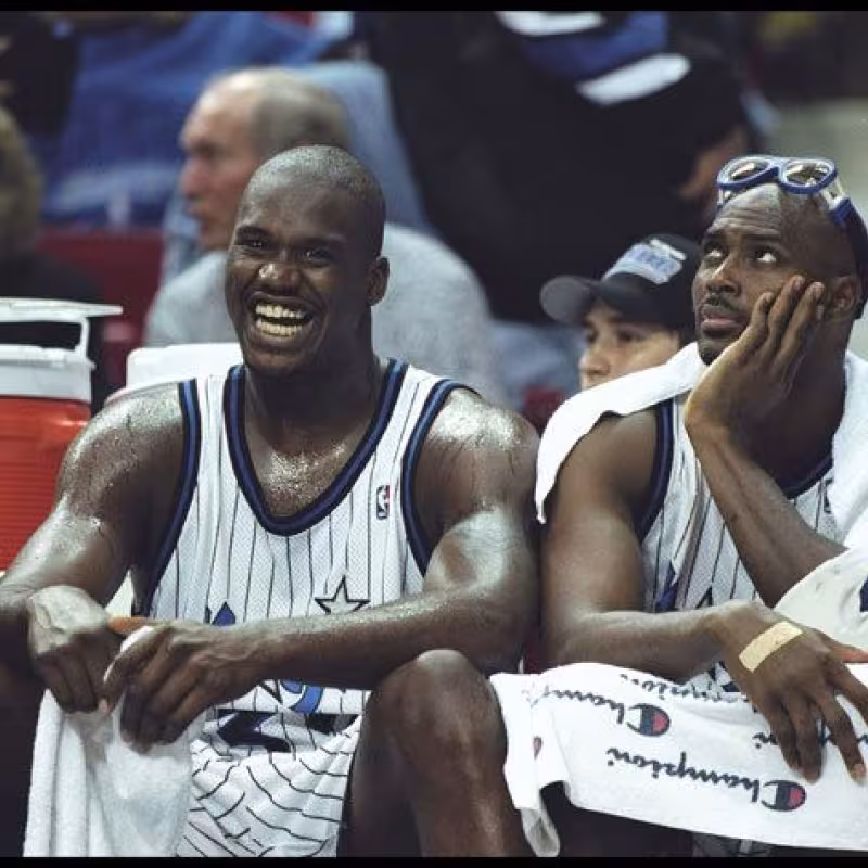 O'Neal y Grant, cuando jugaban juntos en los Magic