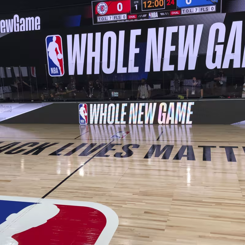 La curiosa innovación que prepara la NBA para los partidos oficiales
