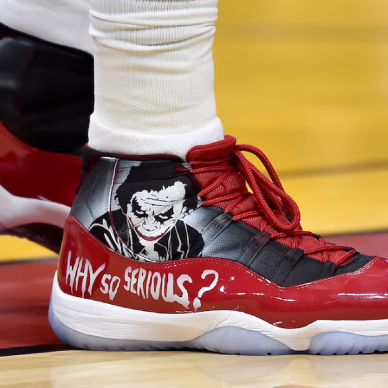 Zapatillas de Hassan Whiteside durante un partido.