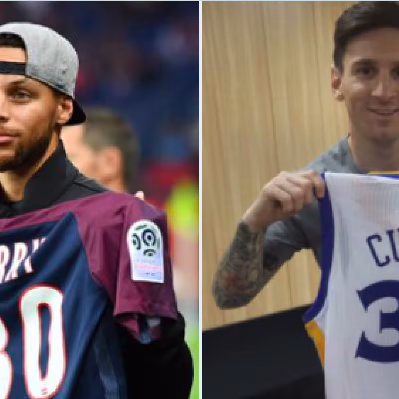 El mensaje de Stephen Curry a Leo Messi por su elección de camiseta en el PSG