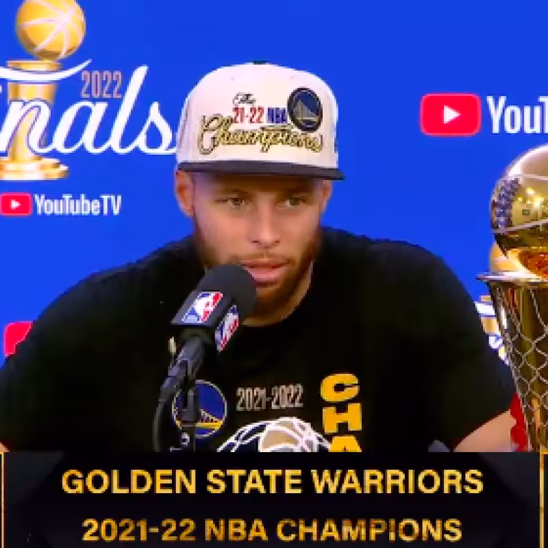 Stephen Curry "pasa del MVP": "¡Olvidaros de eso, somos campeones!