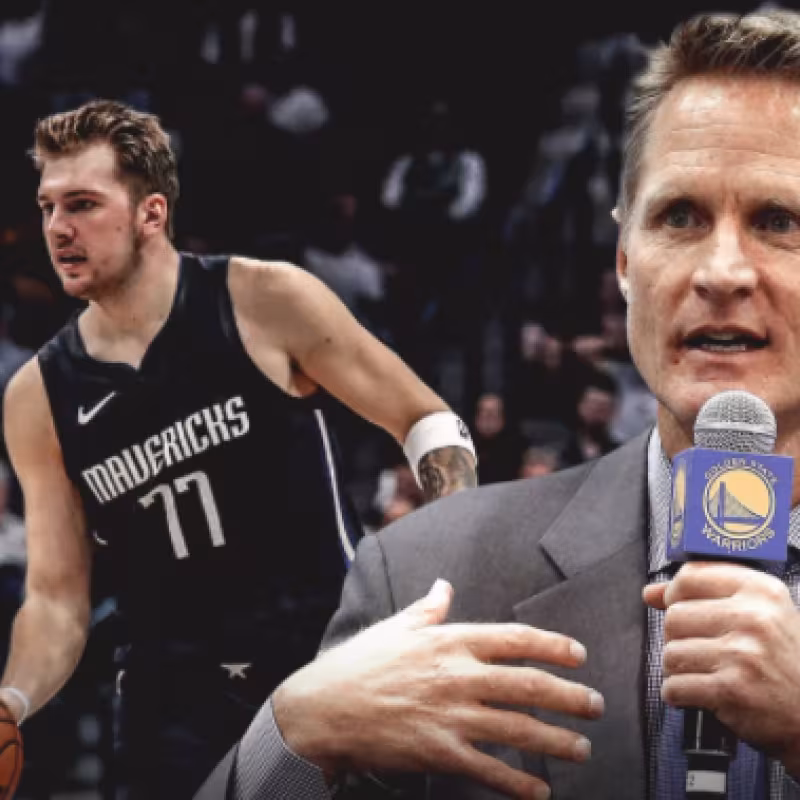 Análisis: Las críticas de Steve Kerr y el tiro de 3 de Luka Doncic "Foto: ClutchPoints"