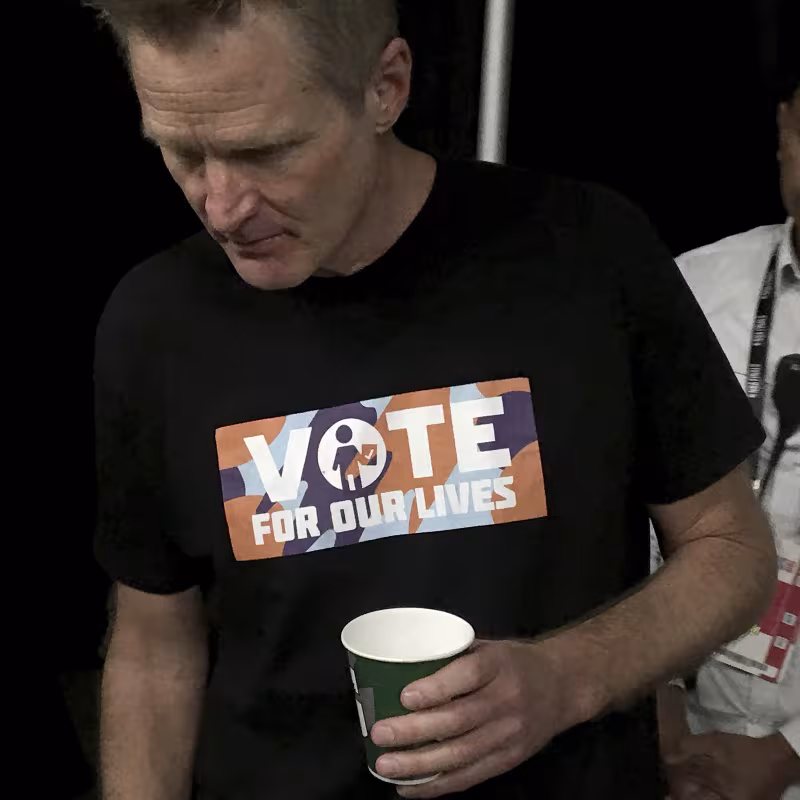 Kerr siempre ha estado listo para manifestarse políticamente