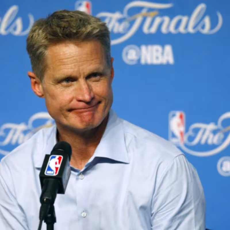 Steve Kerr, técnico de los Warriors.