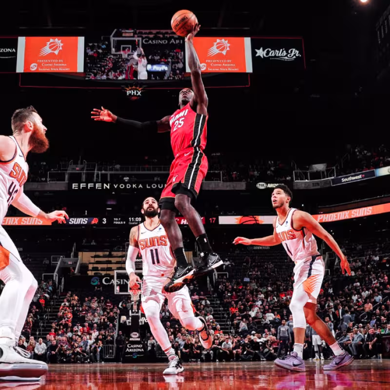 Discreto partido de Ricky Rubio en la derrota de los Suns ante los Heat