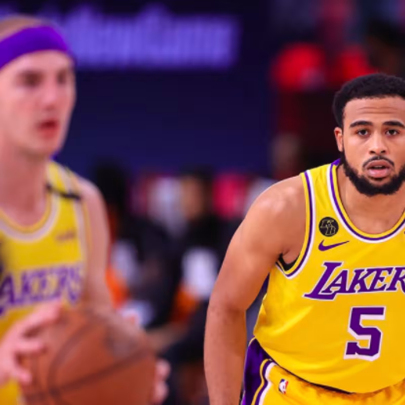 Talen Horton-Tucker, jugador de Los Angeles Lakers.