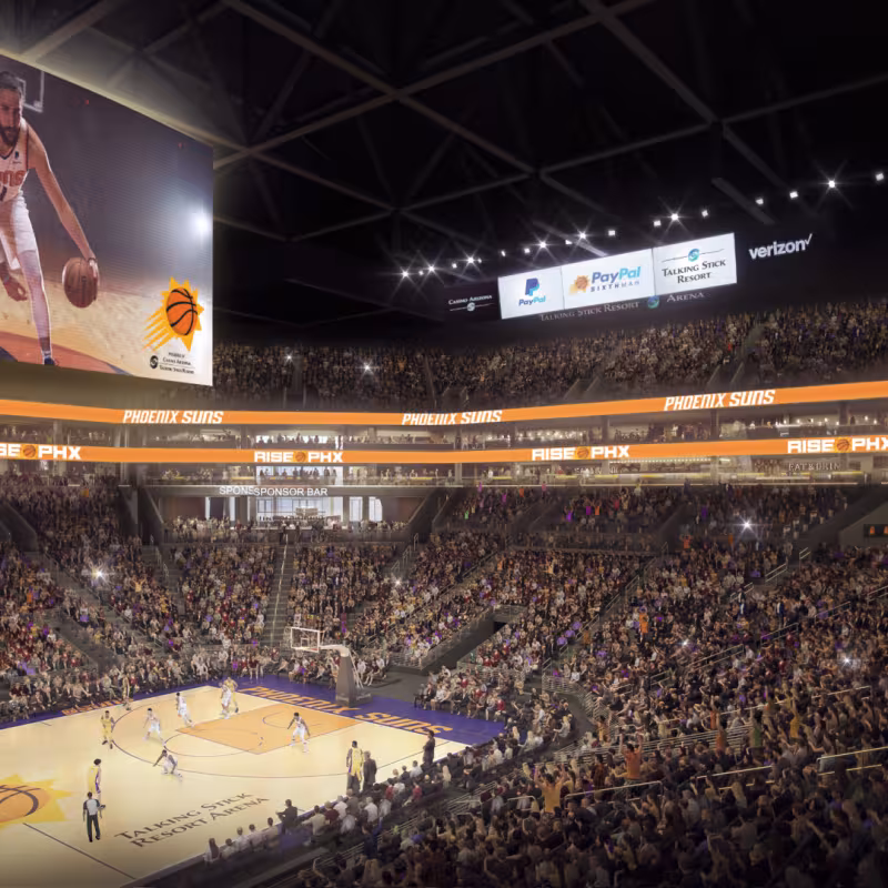 Los Suns cambiarán de pabellón si se reanuda la temporada