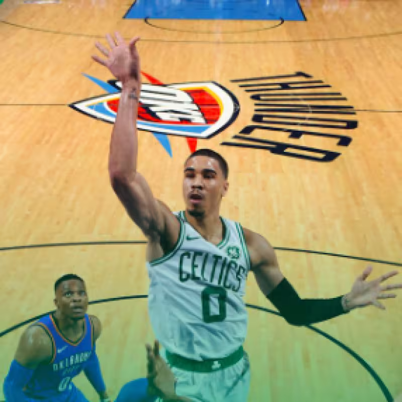 Tatum lidera a los Celtics en su asalto a Oklahoma