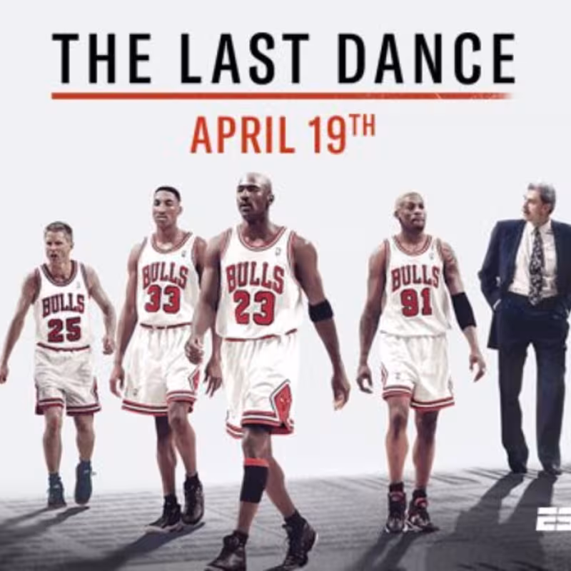 La serie nos traerá la intimidad de los Chicago Bulls de Jordan. Foto: ESPN