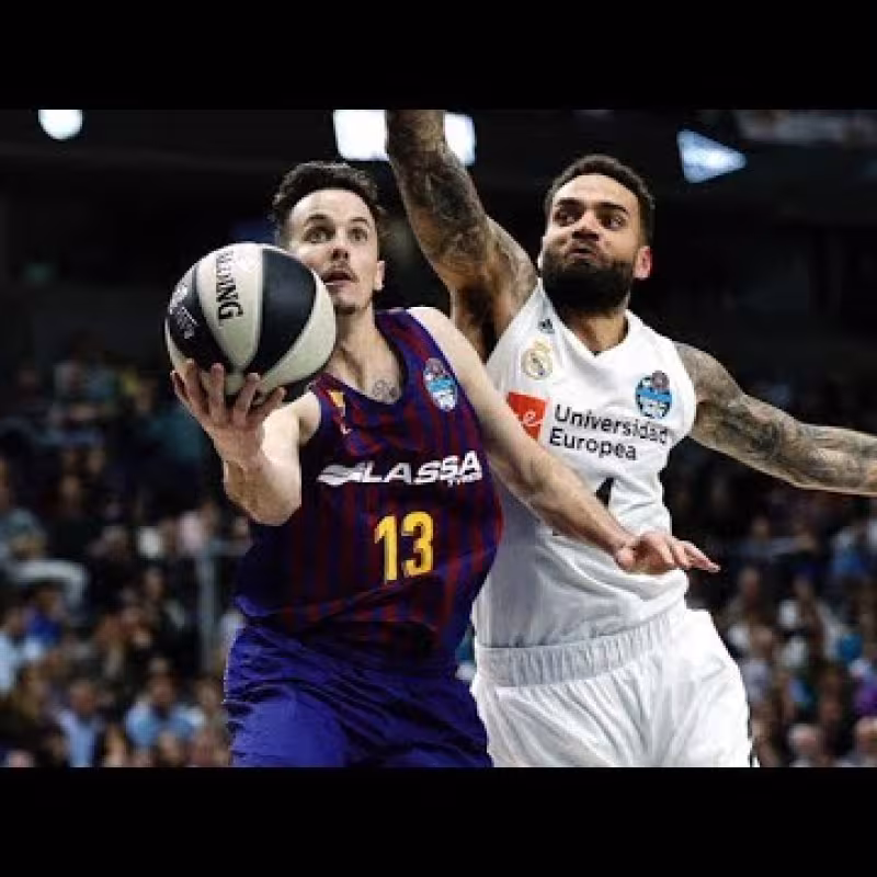 Thomas Heurtel, en un Barça-Real Madrid.