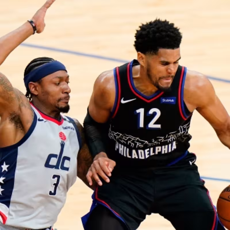 Tobias Harris y Bradley Beal, dos jugadores que podrían cambiar de equipo. 