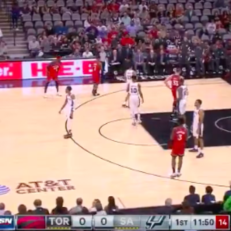 El precioso homenaje de los Raptors y los Spurs a Kobe Bryant