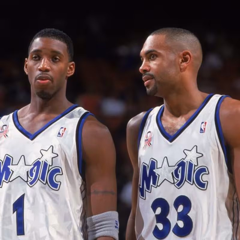 Tracy McGrady y Grant Hill en Orlando Magic.
