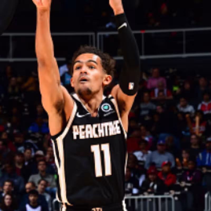 Trae Young, estrella de los Hawks.