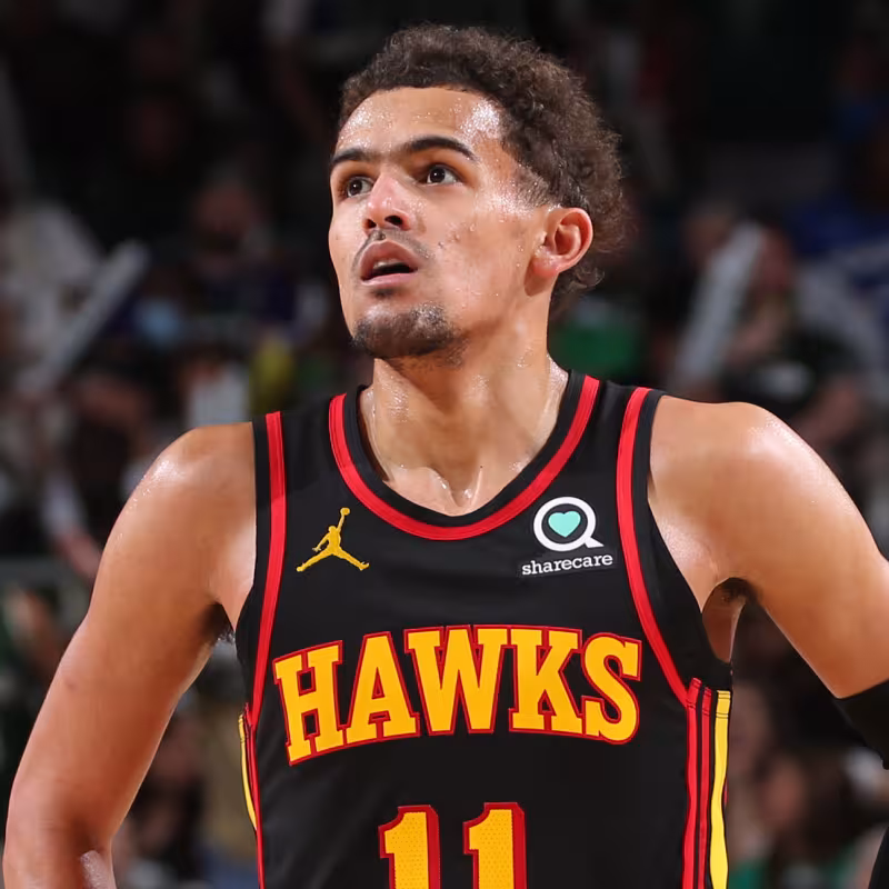 Trae Young, estrella de Atlanta Hawks.