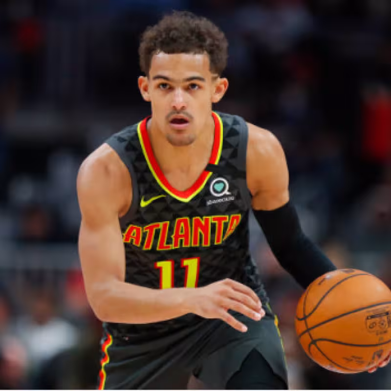 Trae Young, exhibición. Foto: gettyimages