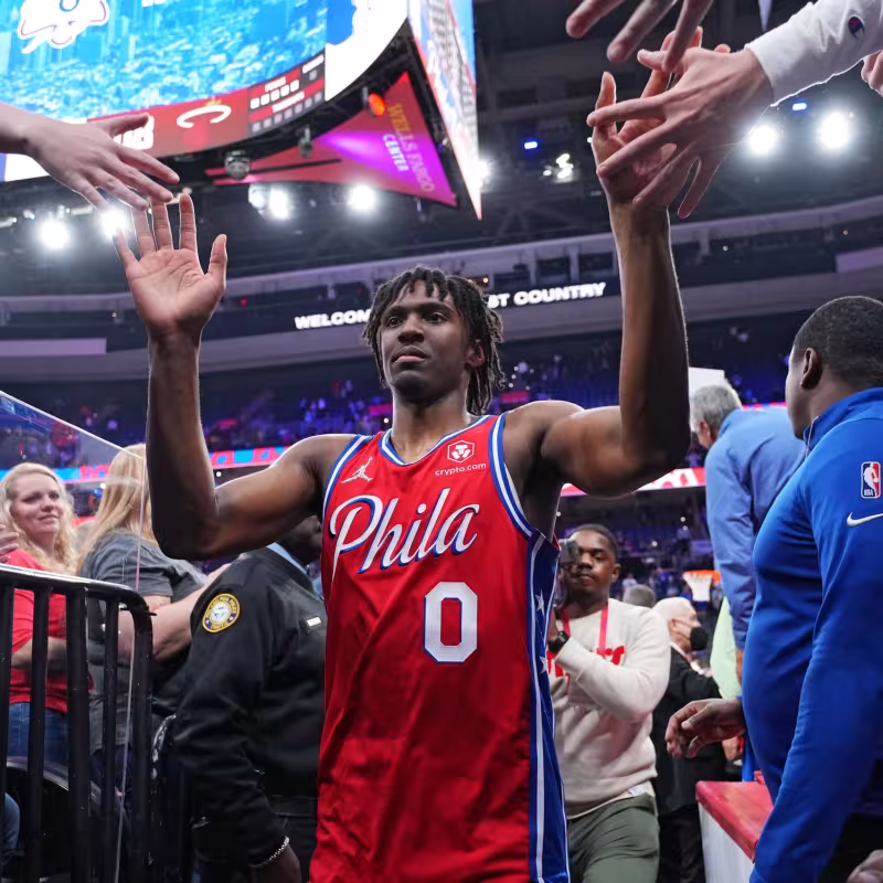 Tyrese Maxey, jugador de Philadelphia 76ers.