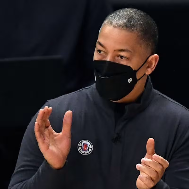 Tyronn Lue, entrenador jefe de Los Angeles Clippers.