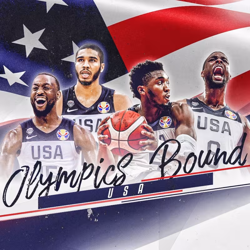 Los Estados Unidos hoy se metieron en el Juego Olímpico. Foto: FIBA