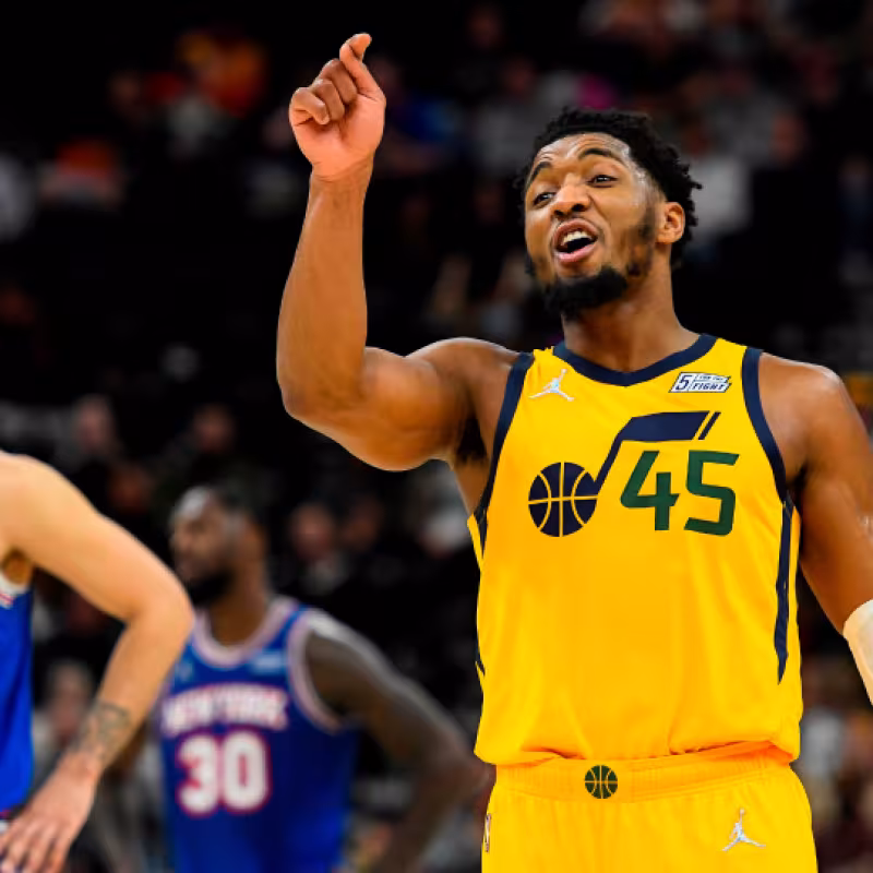 Utah Jazz, petición traspaso Donovan Mitchell. Foto: gettyimages