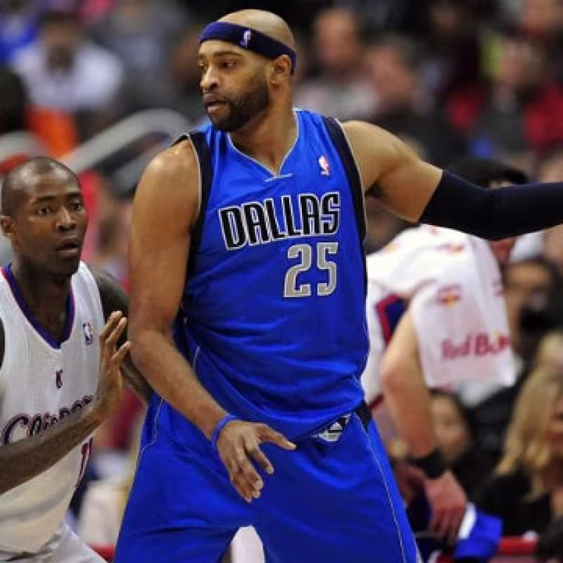 Vince Carter y Jamal Crawford en un encuentro