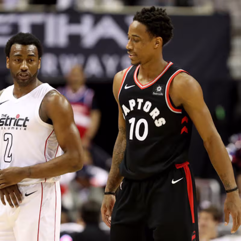 John Wall y DeMar DeRozan. Foto: Zimbio.