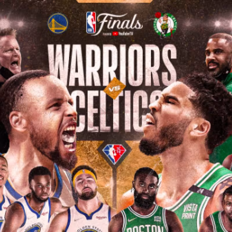 Golden State Warriors y Boston Celtics jugarán las Finales de la NBA.