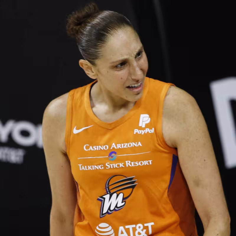 Diana Taurasi en un partido con las Phoenix Mercury.