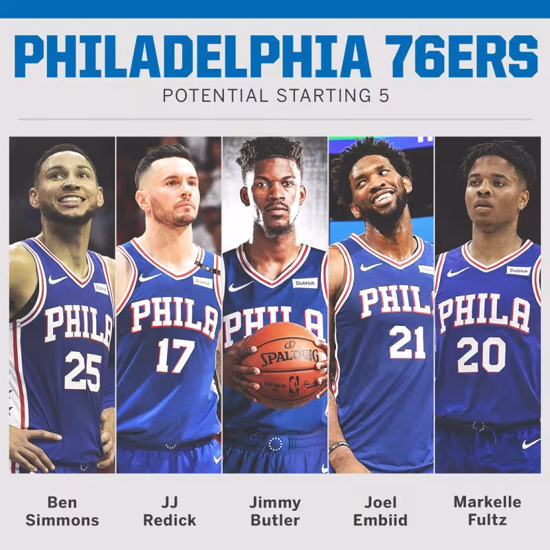 El posible cinco inicial de Philadelphia