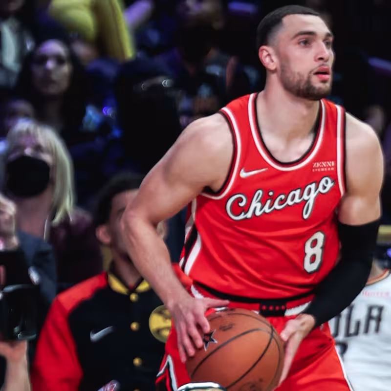 Zach LaVine, jugador de Chicago Bulls.