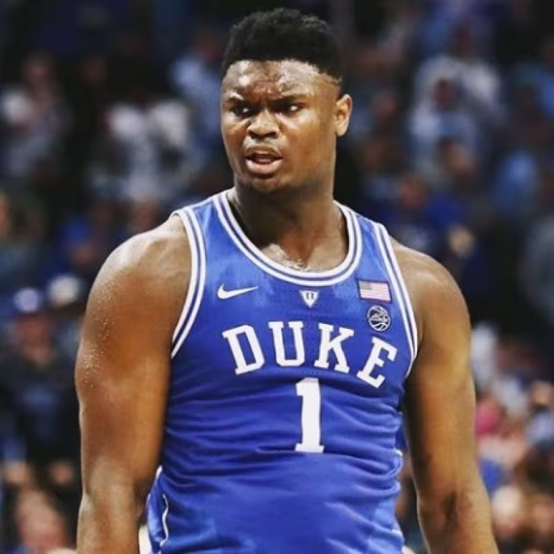 Zion Williamson, jugador de la Universidad de Duke.