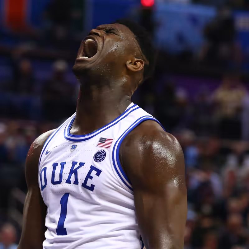 Zion Williamson, jugador de la Universidad de Duke.