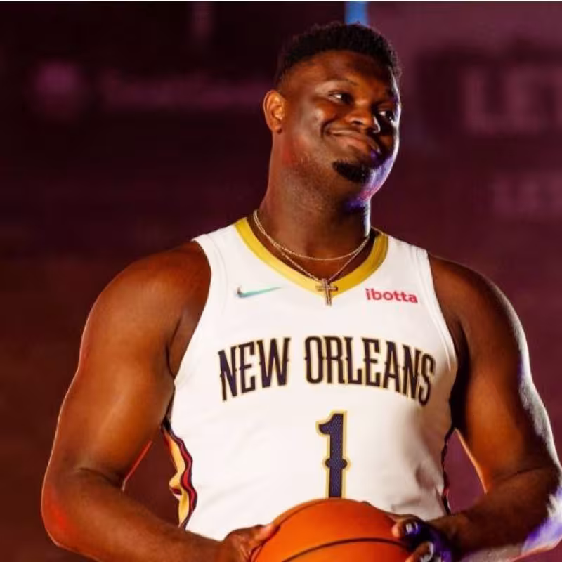 Zion Williamson, jugador de New Orleans Pelicans.