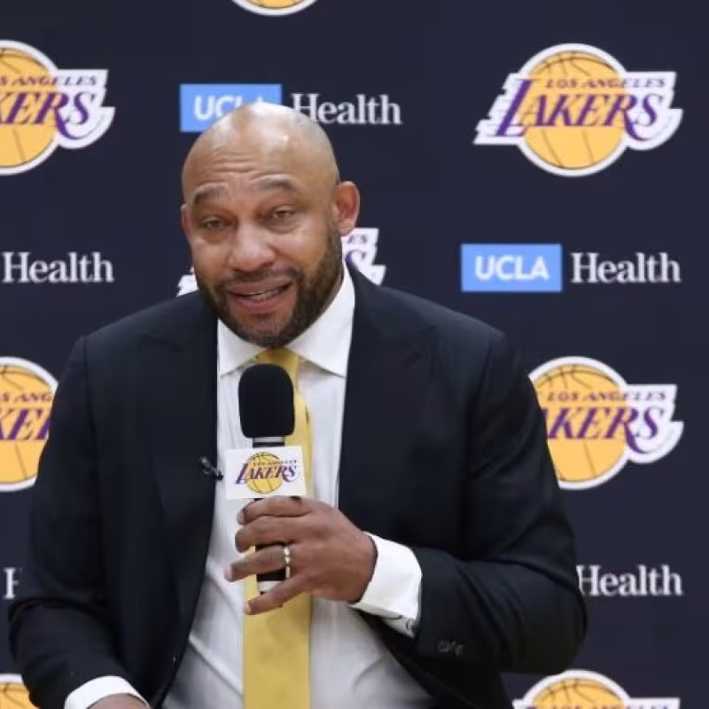 Darvin Ham, entrenador jefe de Los Angeles Lakers.