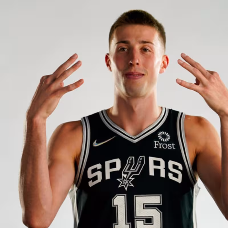Joe Wieskamp, jugador de San Antonio Spurs.