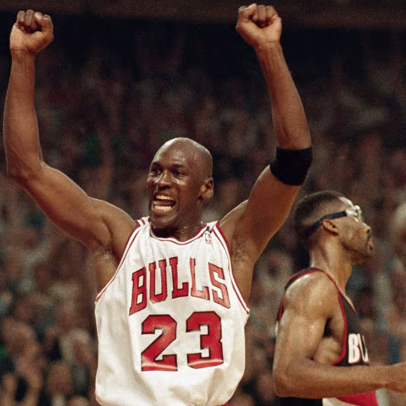 Michael Jordan, leyenda de la NBA.