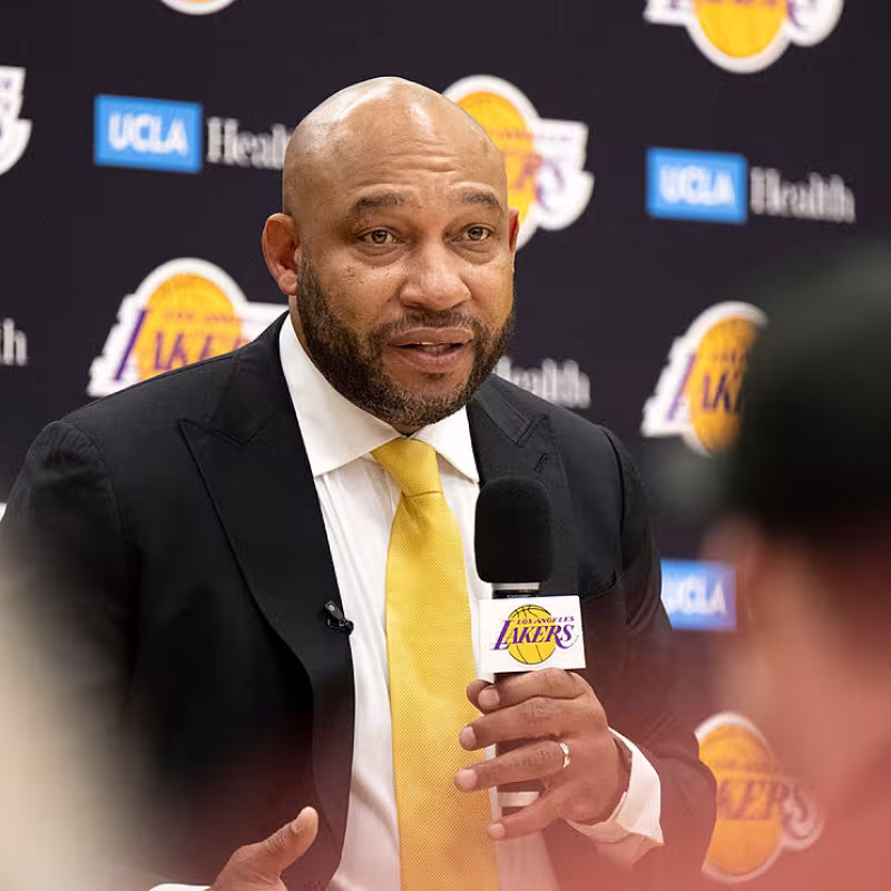 Darvin Ham, entrenador de Los Angeles Lakers