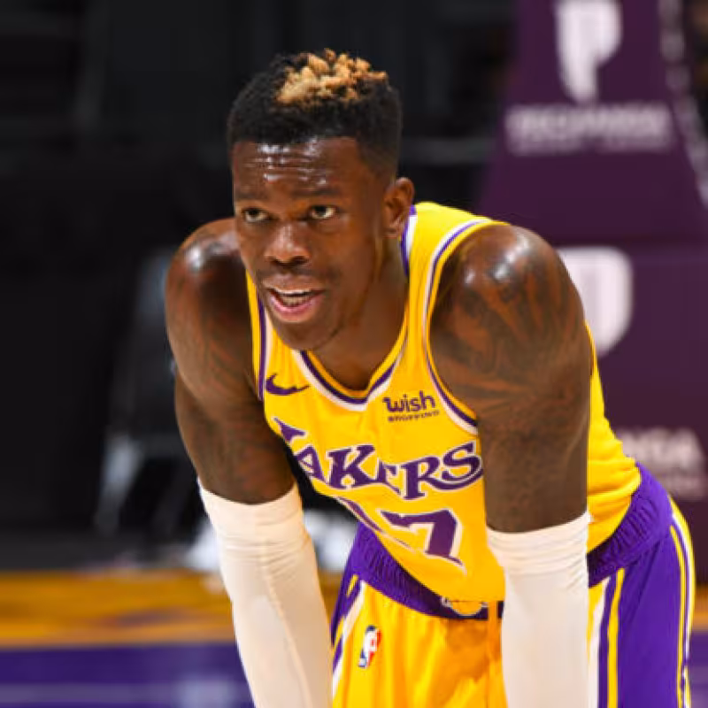 Dennis Schroder, jugador de Los Angeles Lakers.
