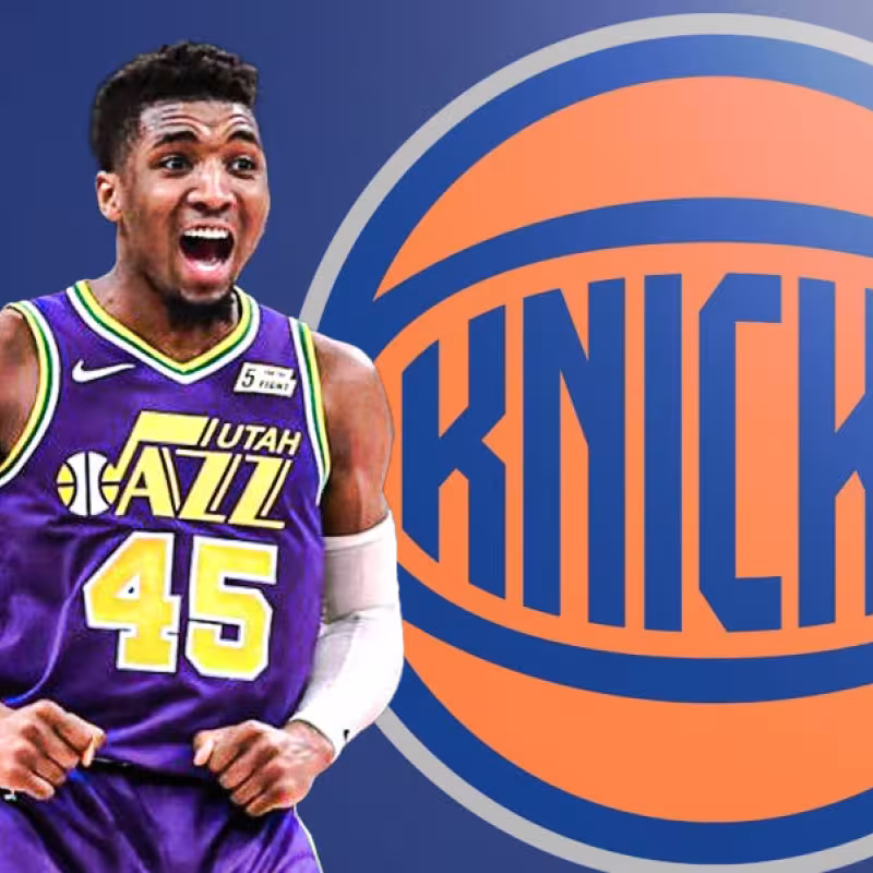 Donovan Mitchell suena para jugar en New York Knicks.