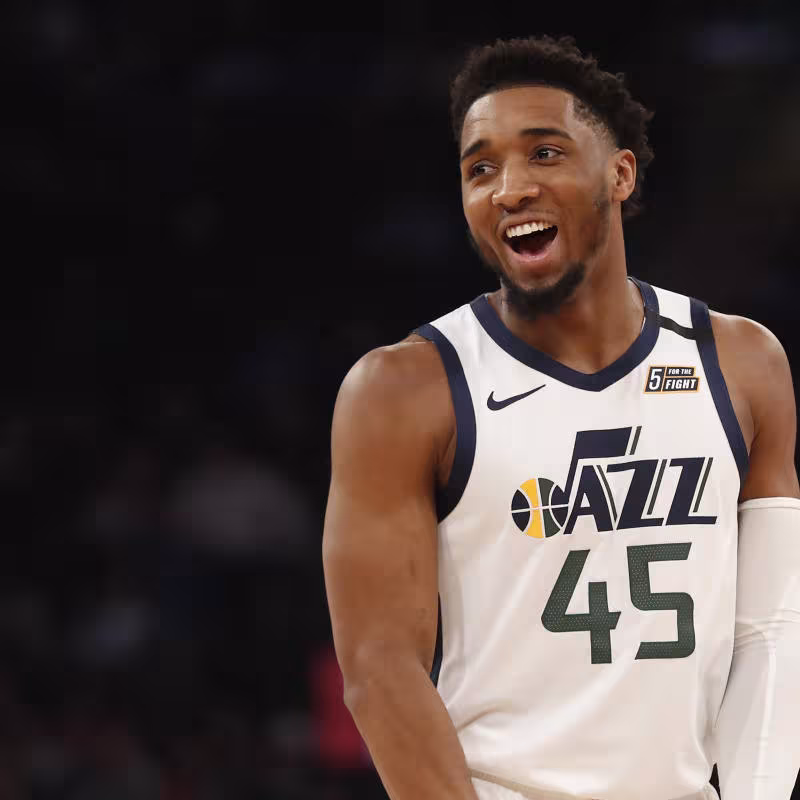 Donovan Mitchell, con los Utah Jazz