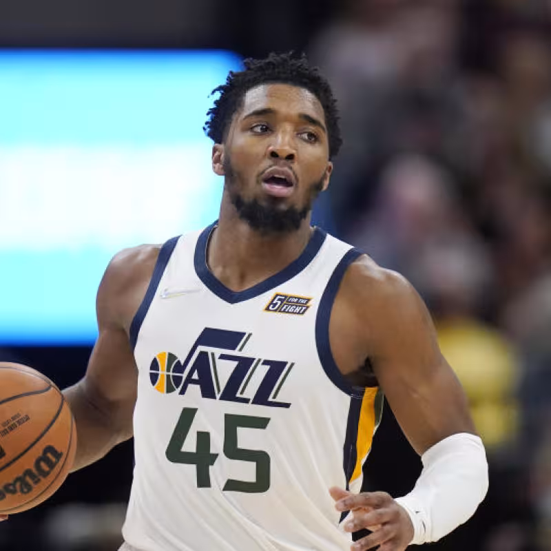 Donovan Mitchell, con los Utah Jazz