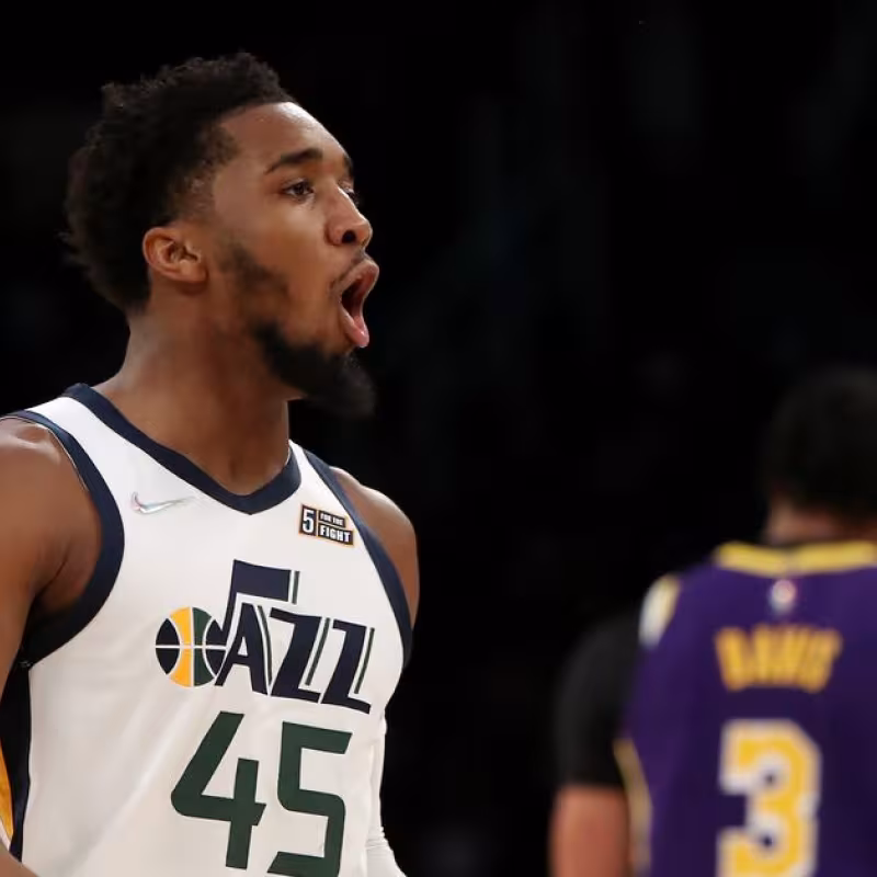 Donovan Mitchell, con los Utah Jazz