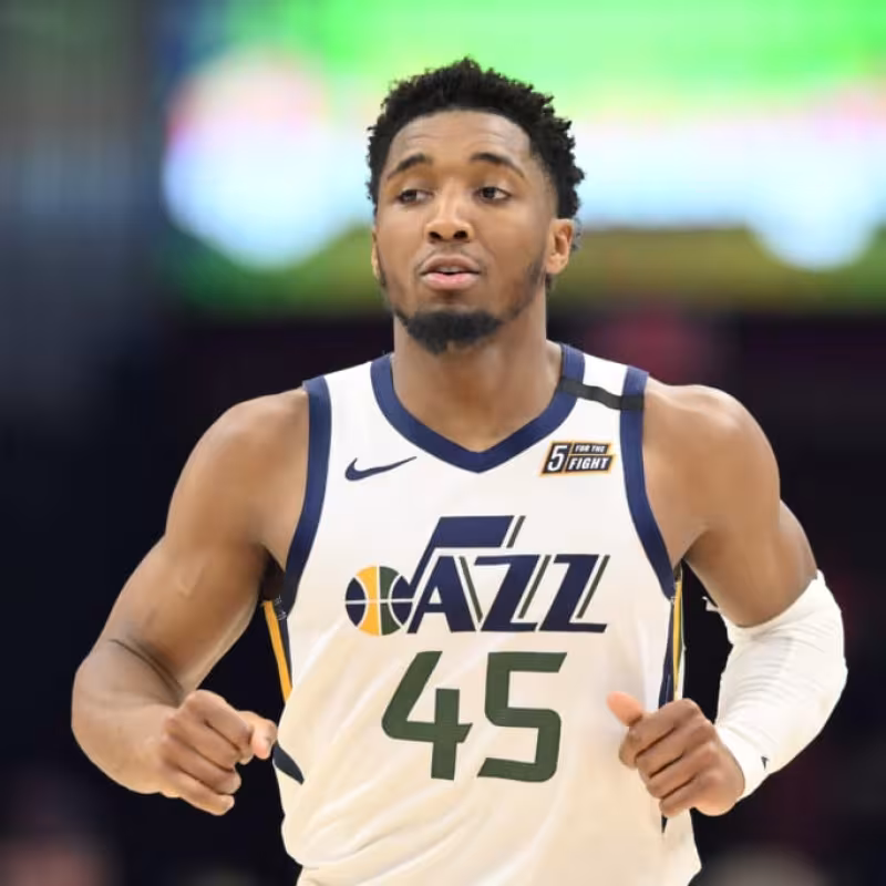 Donovan Mitchell, con los Utah Jazz