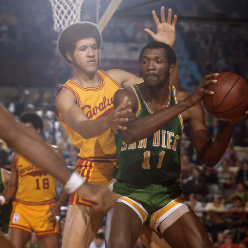 Elvin Hayes, con los San Diego Rockets