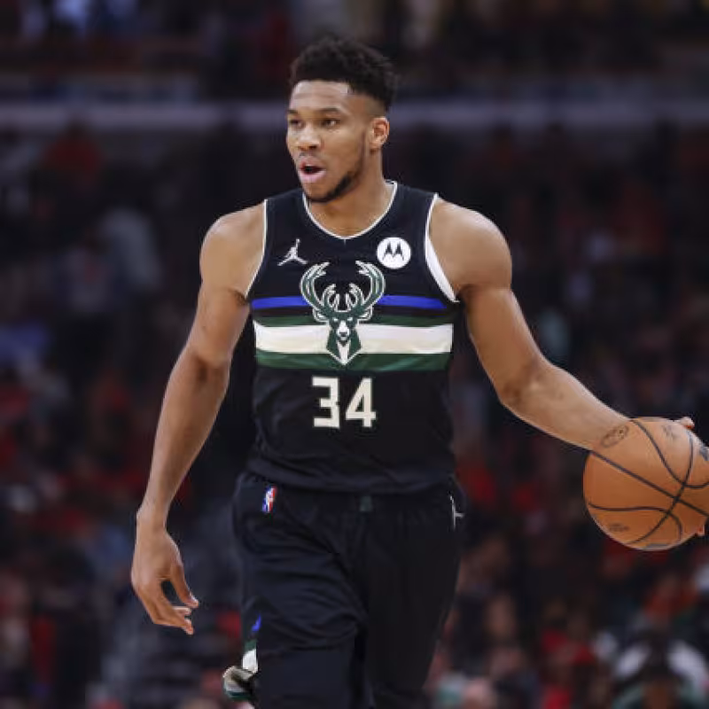 Giannis Antetokounmpo, en un partido con los Milwaukee Bucks