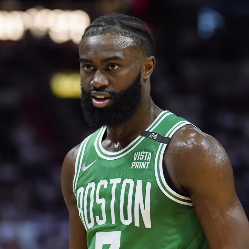 Jaylen Brown, con los Boston Celtics