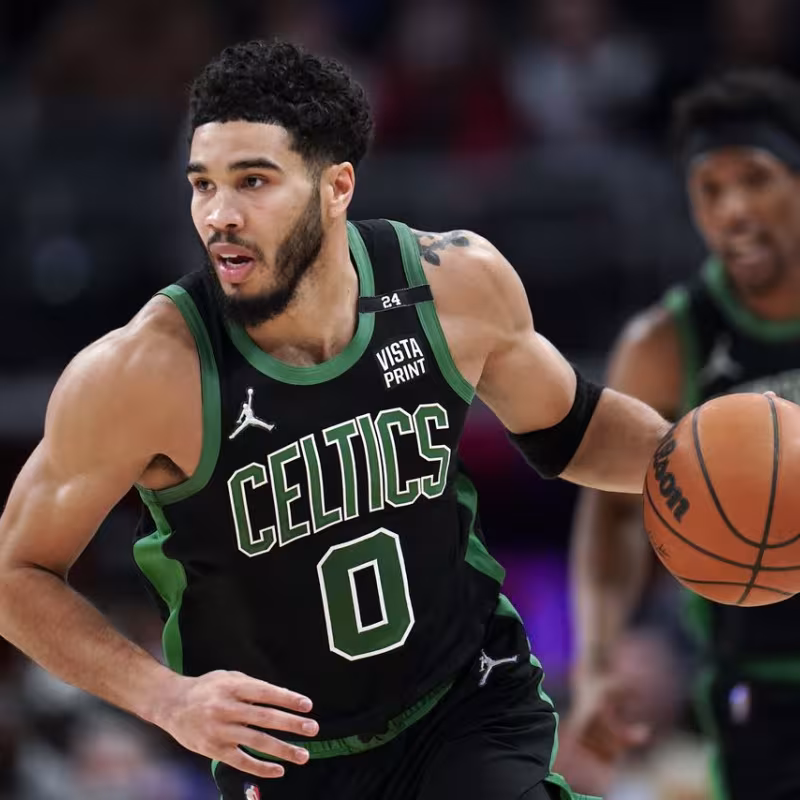 Jayson Tatum, en un partido con los Boston Celtics