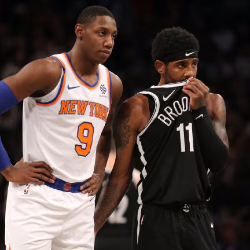 Kyrie Irving, con los Brooklyn Nets